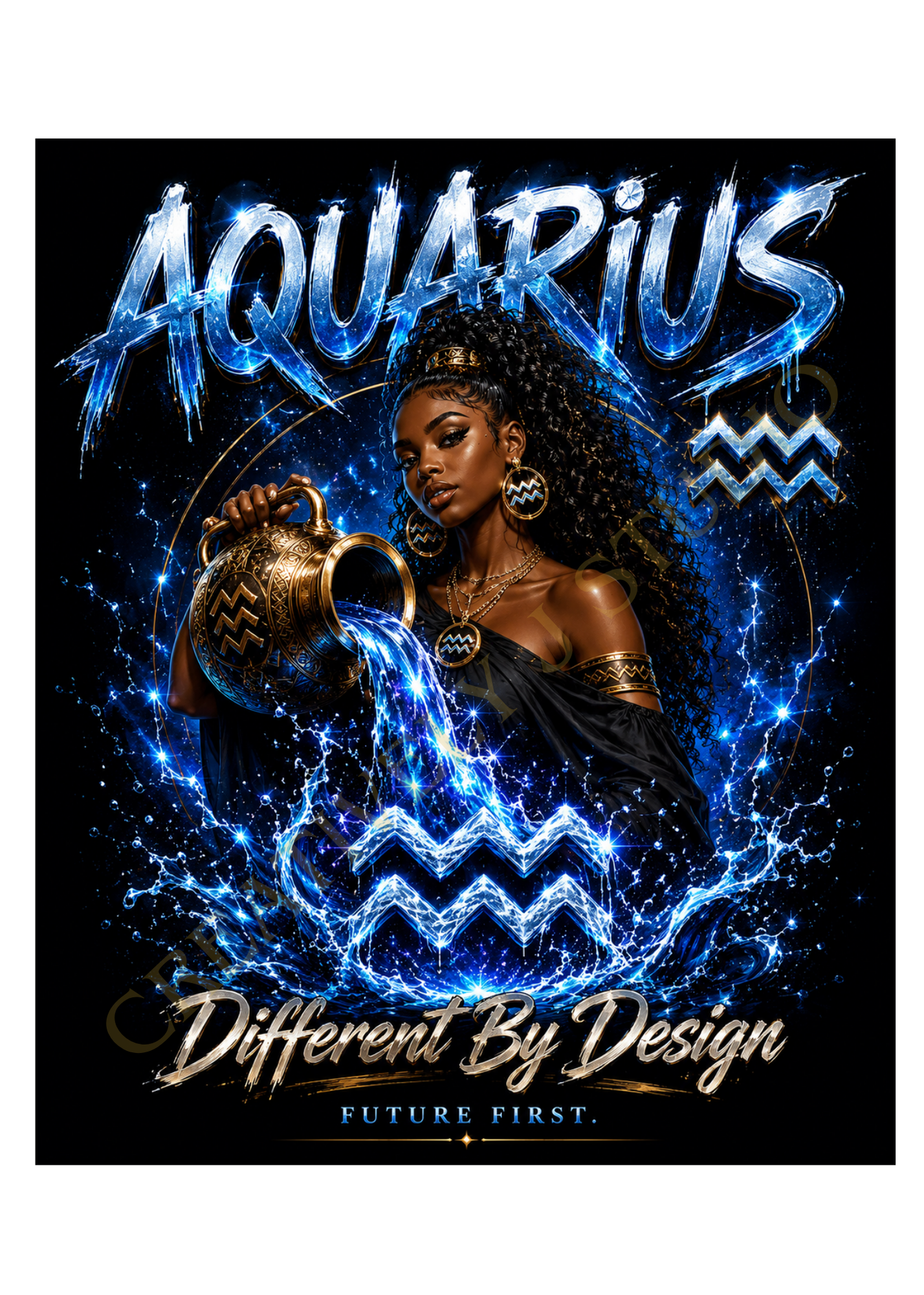 Aquarius: Different By Design Tee