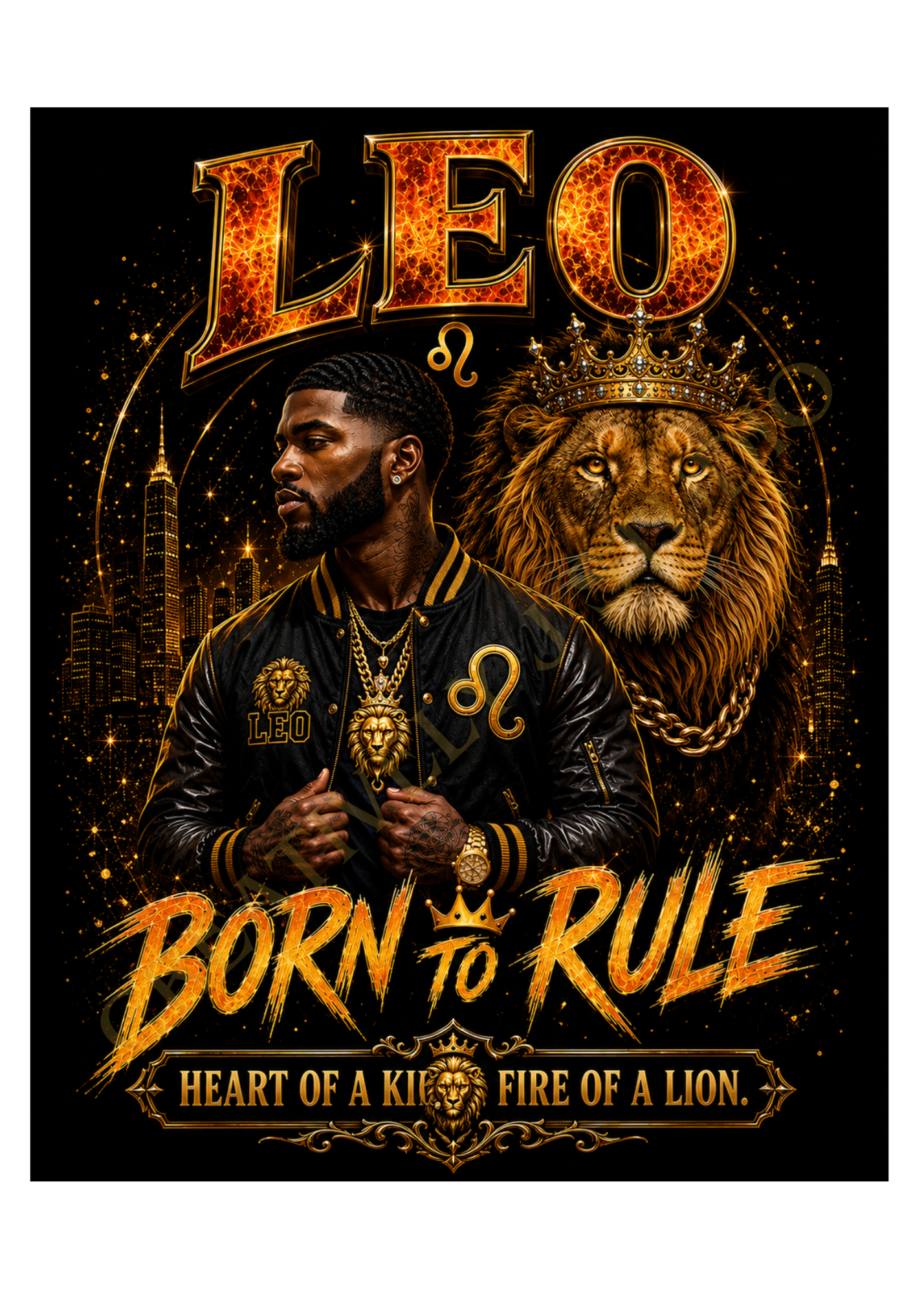 Leo: Born to Rule Tee