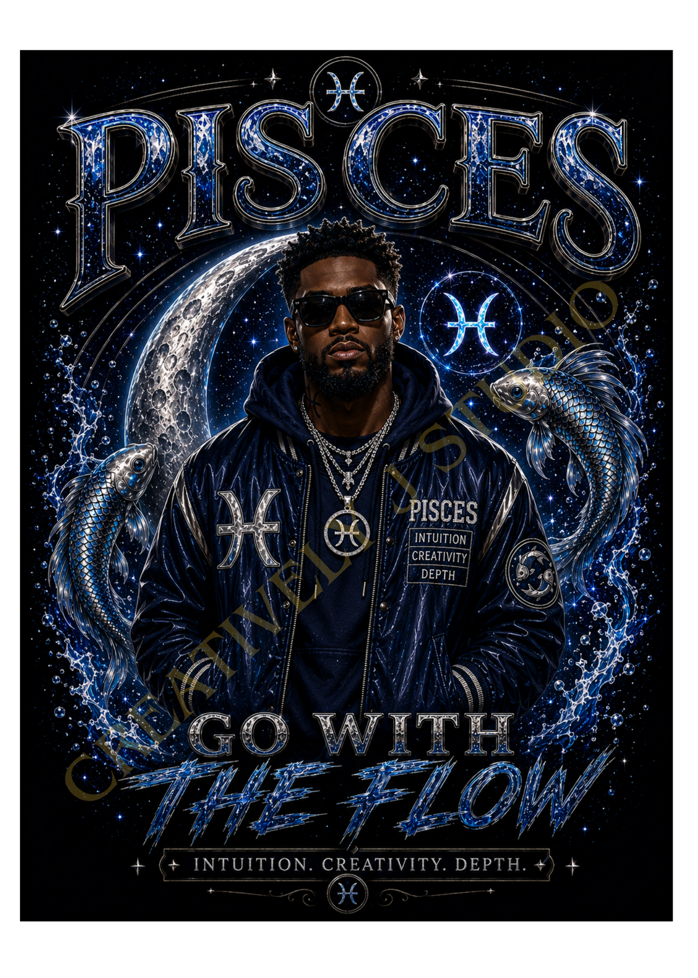 Pisces: Go With the Flow Tee