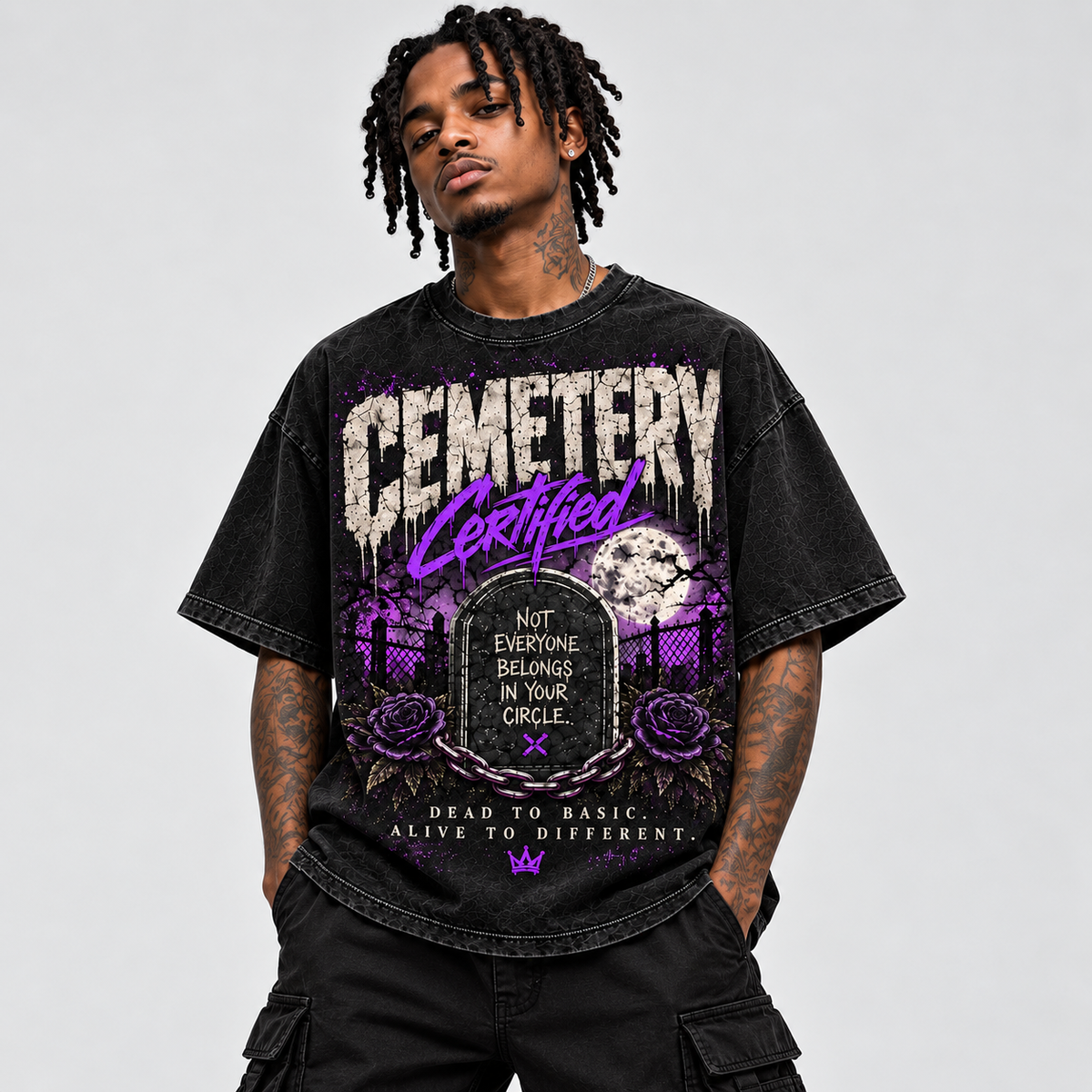 Cemetery Certified Heavyweight Washed Tee