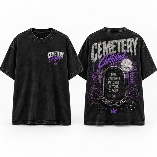 Cemetery Certified Heavyweight Washed Tee