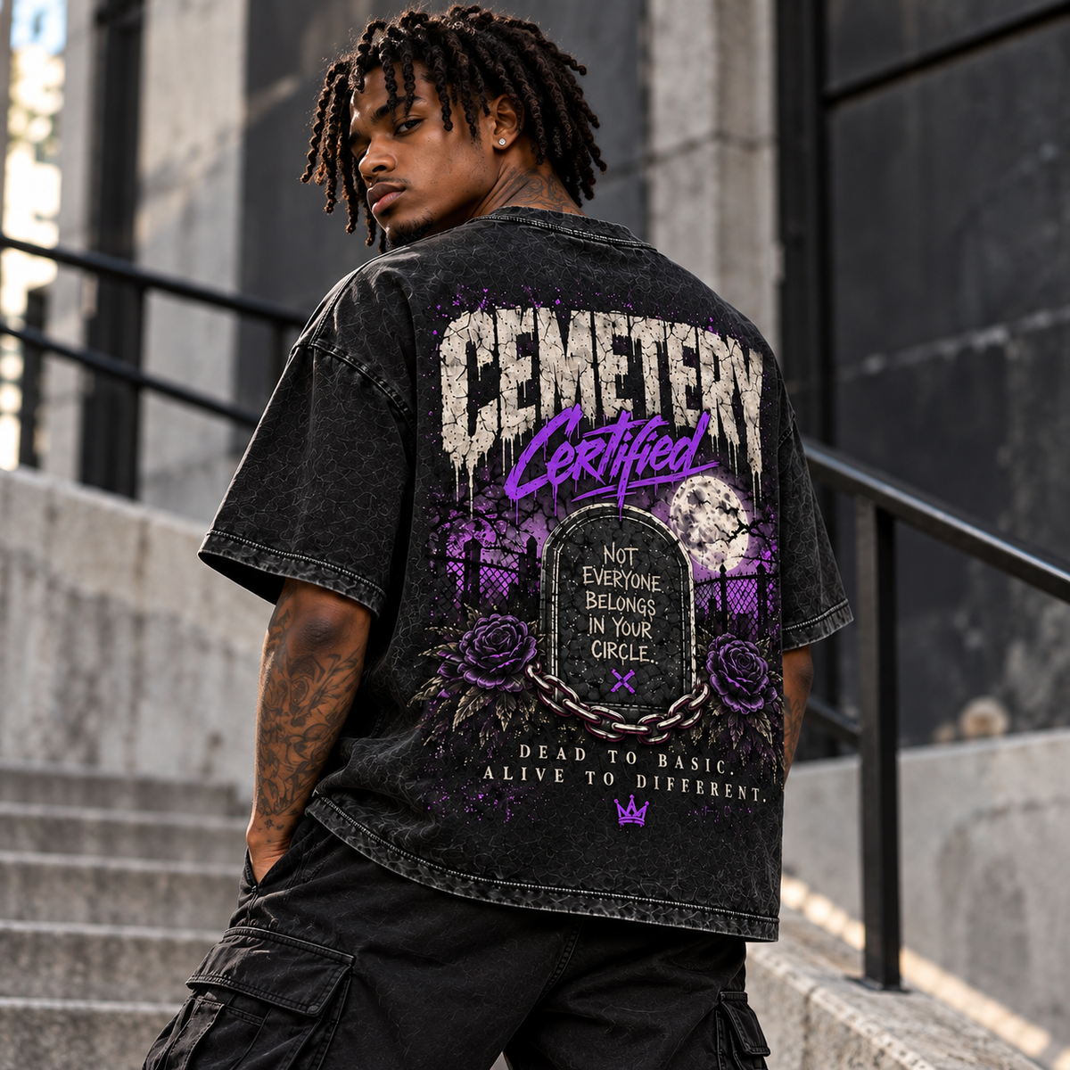 Cemetery Certified Heavyweight Washed Tee