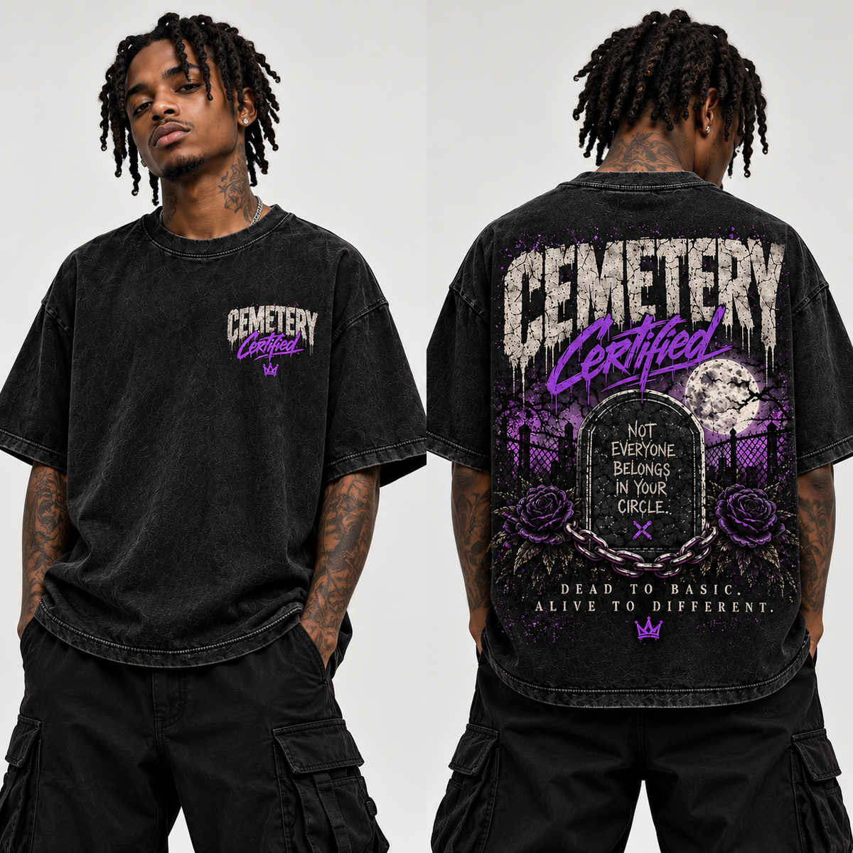 Cemetery Certified Heavyweight Washed Tee