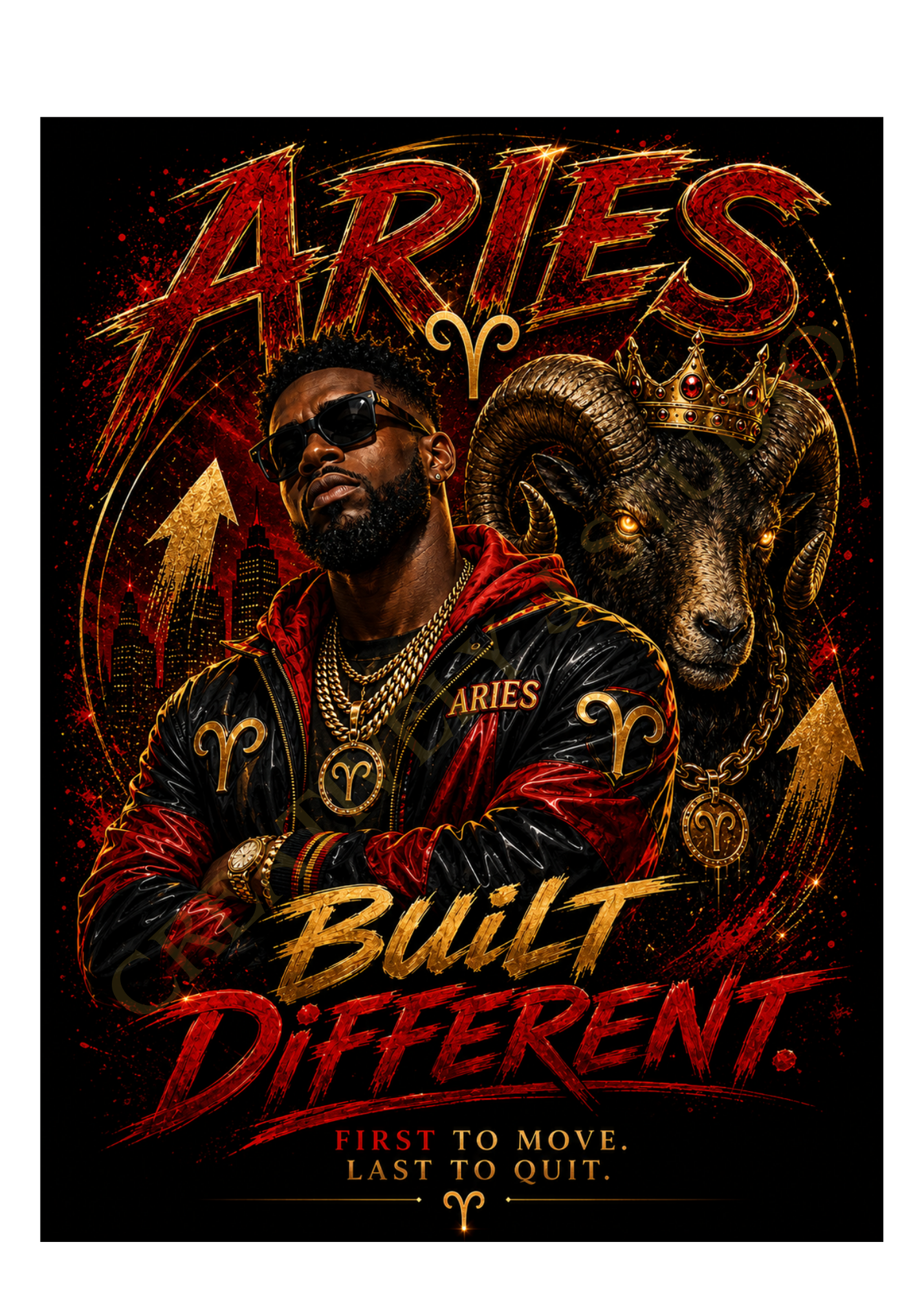 Aries: Built Different Tee