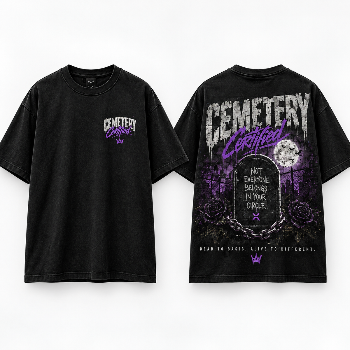 Cemetery Certified Heavyweight Washed Tee