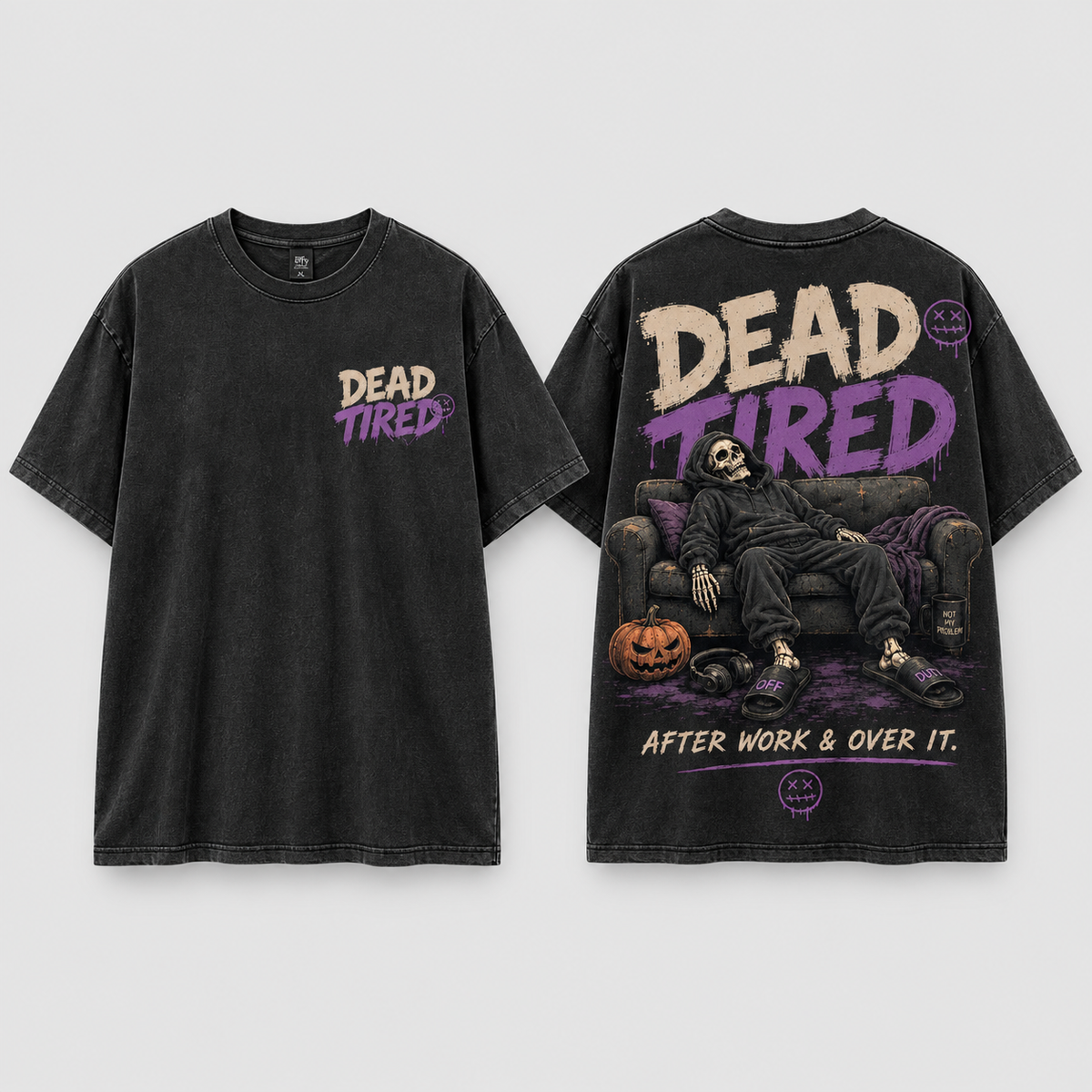 Dead Tired Heavyweight Washed Tee
