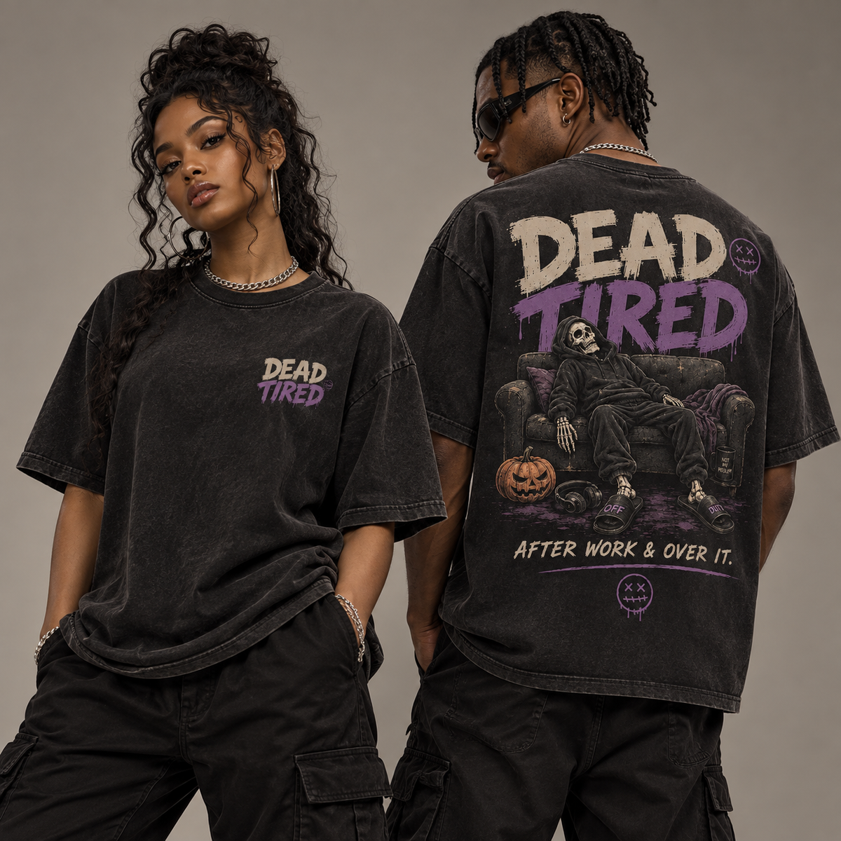 Dead Tired Heavyweight Washed Tee