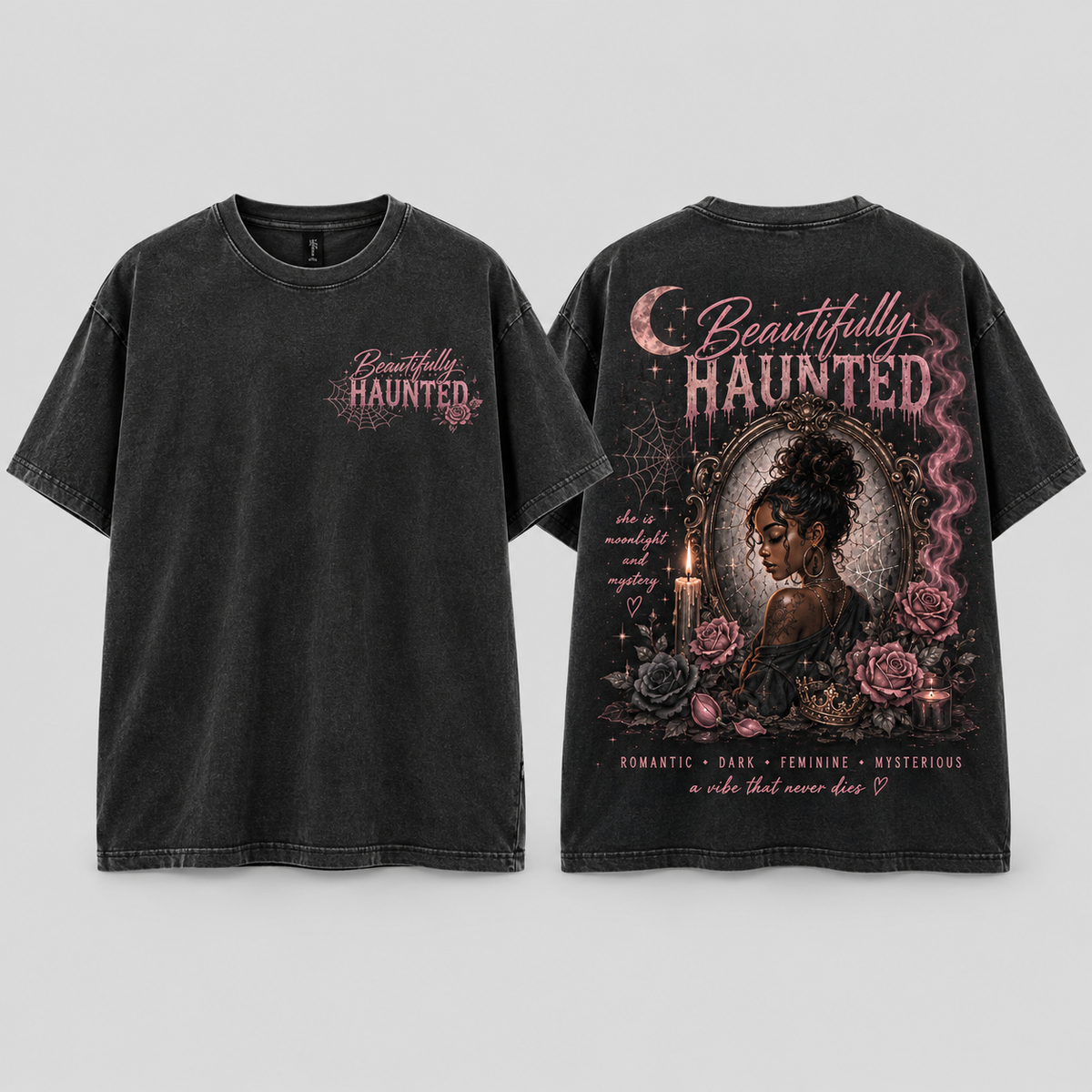 Beautifully Haunted Heavyweight Washed Tee