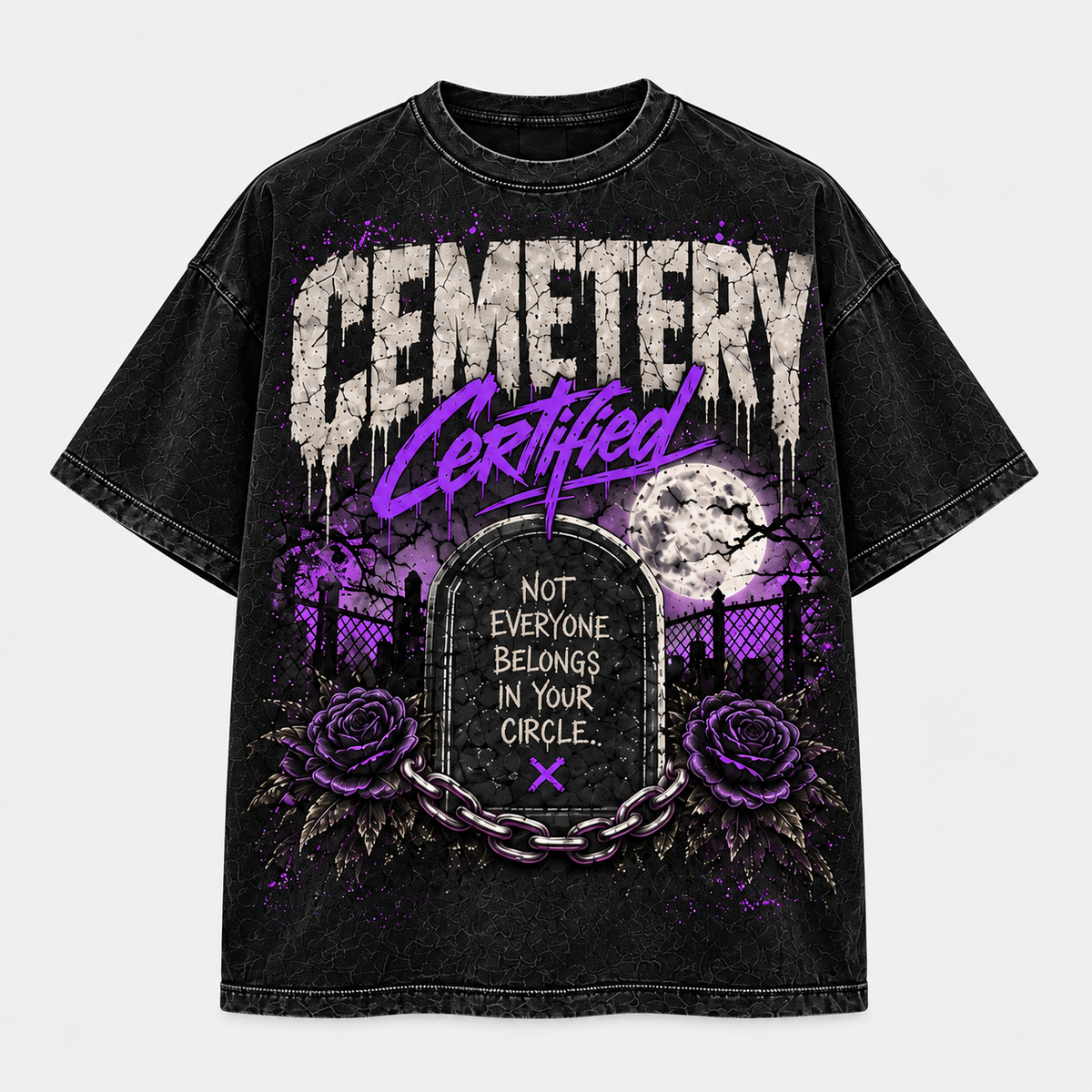 Cemetery Certified Heavyweight Washed Tee