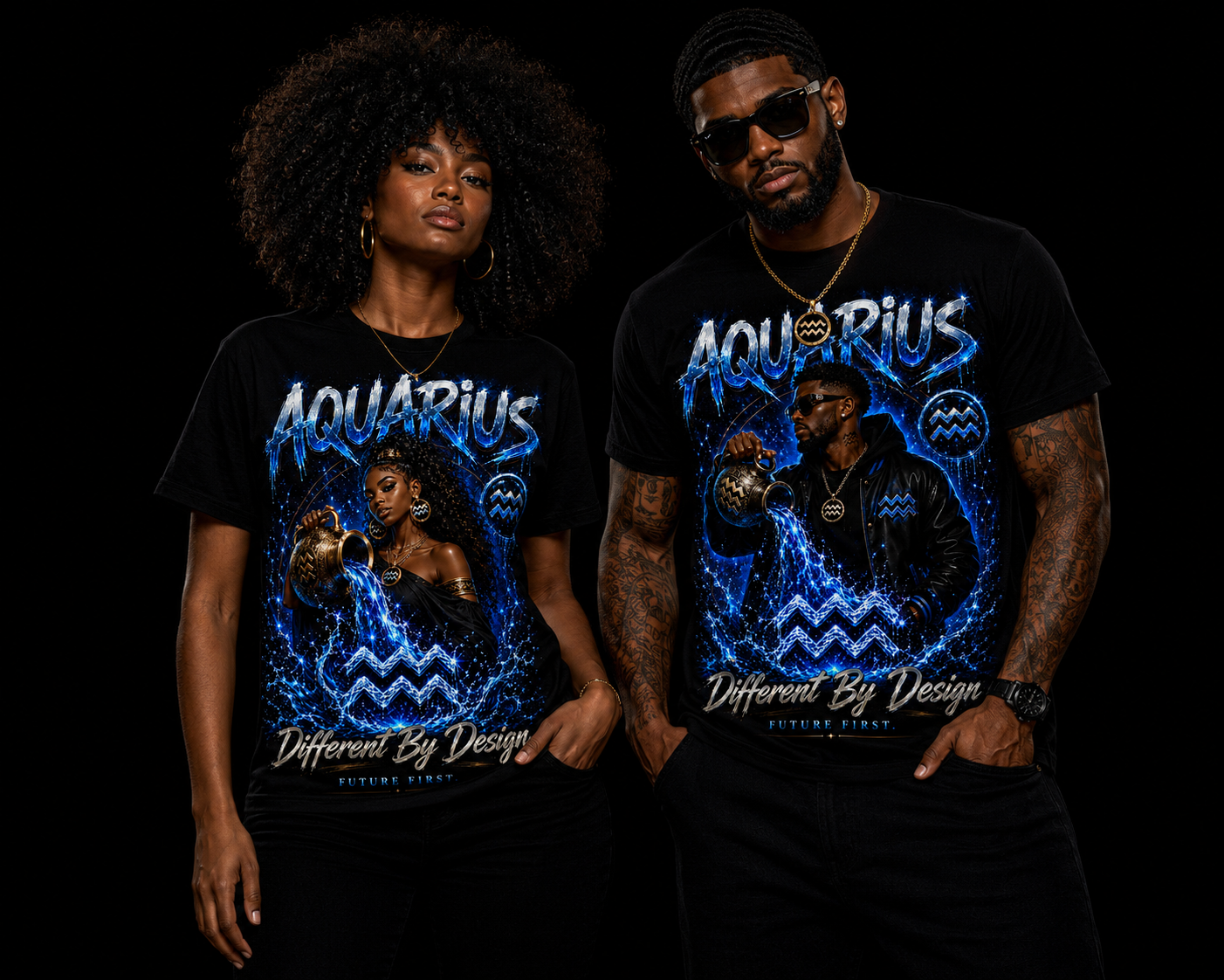 Aquarius: Different By Design Tee