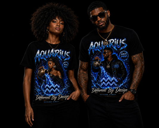 Aquarius: Different By Design Tee