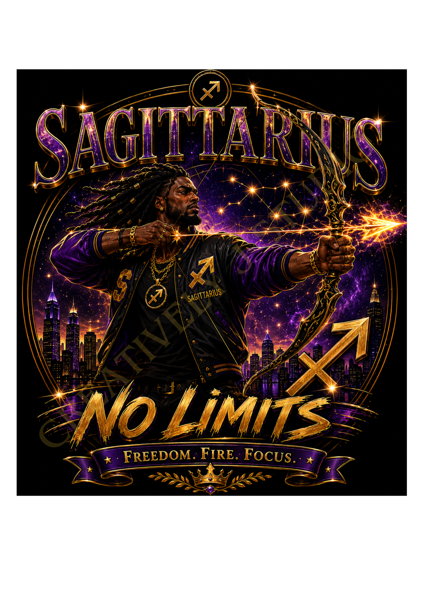 Sagittarius: No Limits Tee